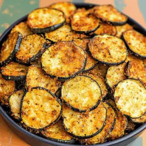 Looking for a tasty side dish that's quick and easy? These Crispy Air Fryer Zucchini slices are perfectly seasoned and cooked to golden perfection! Made with fresh zucchini, they're a healthy option packed with flavor. Perfect for parties, dinners, or a snack! Don't forget to save this recipe for your next meal prep!