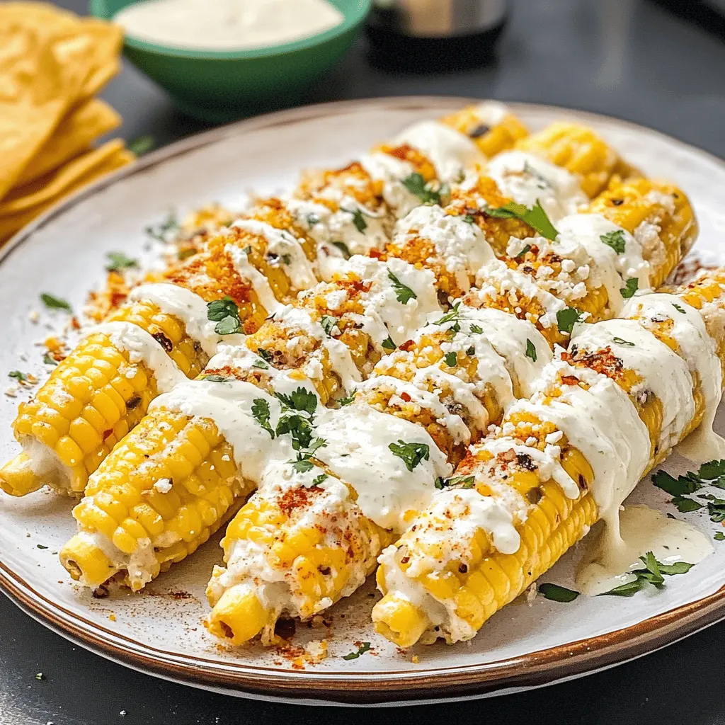 Get ready for a delicious twist on classic elote! This Easy Elote recipe features sweet corn slathered in a creamy sauce that’s bursting with flavor. With just a few simple ingredients, you’ll enjoy a snack that’s perfect for summer gatherings or BBQs. Save this recipe for your next cookout or family dinner and impress everyone with this tasty treat!