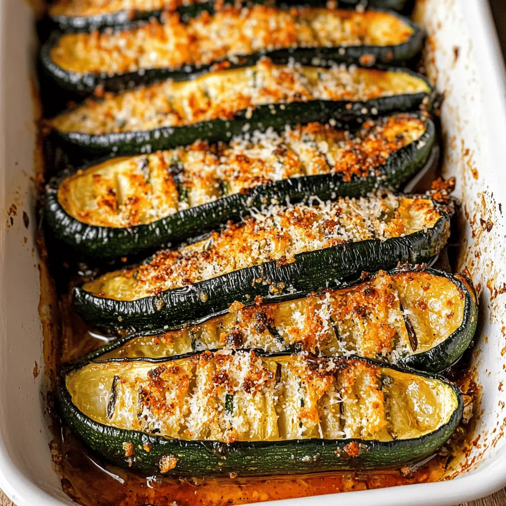 Transform your meals with this tasty Garlic Parmesan Roasted Zucchini! This simple recipe combines fresh zucchini, savory garlic, and rich Parmesan cheese for a dish that's crispy on the outside and tender inside. Perfect as a side for weeknight dinners or a healthy snack. Save this pin to easily recreate this delicious dish for your next gathering!