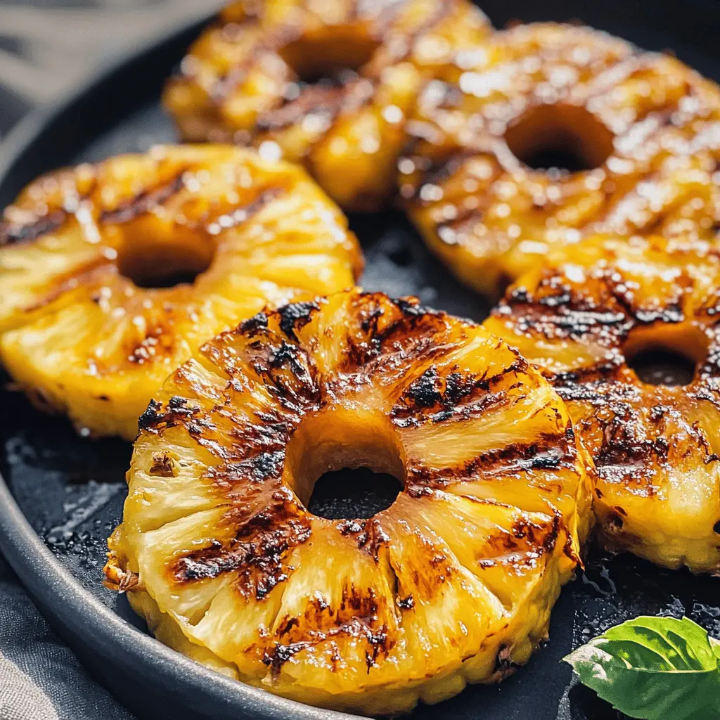 Brighten up your summer gatherings with this delicious Honey Glazed Grilled Pineapple recipe! Sweet, juicy pineapple slices drizzled with honey create the perfect balance of flavors. Easy to make and ready in minutes, this treat is perfect for barbecues, picnics, or a simple dessert. Save this recipe and impress your friends with a taste of tropical goodness!