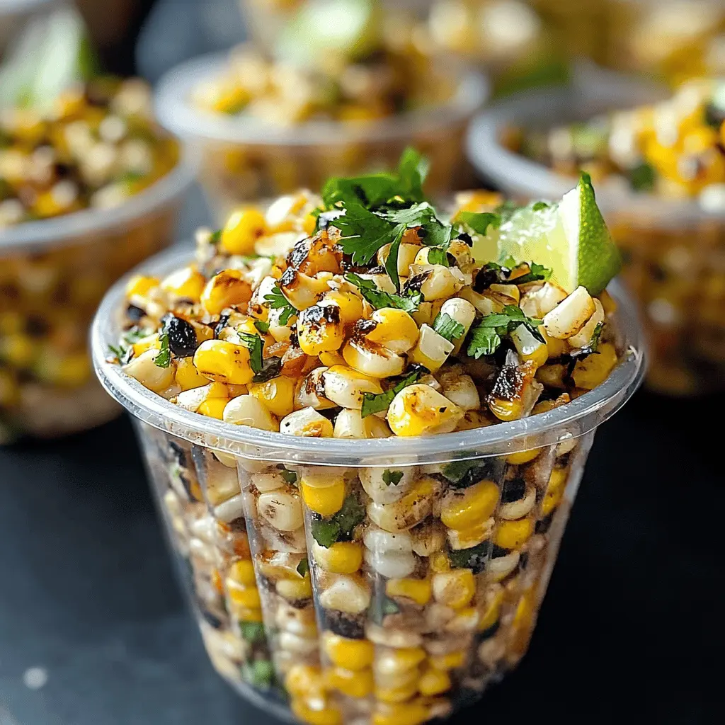 These Mexican Corn Cups, or esquites, are a must-try! Made with sweet corn, creamy mayonnaise, tangy lime juice, and a hint of chili powder, they bring a burst of flavor in every bite. Perfect for summer gatherings, cookouts, or as a fun side dish. Save this recipe to impress friends and family with a unique taste of Mexico!