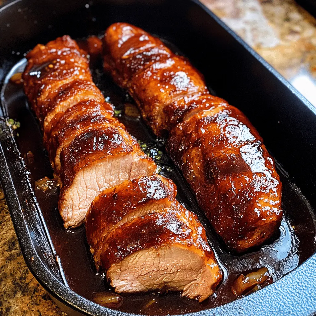 Get ready to impress with this Oven Baked BBQ Pork Tenderloin! Tender and juicy, this dish is perfect for family dinners or weekend gatherings. With a flavorful homemade BBQ sauce that caramelizes in the oven, every bite is a delight. Save this recipe for an easy, crowd-pleasing meal you'll want to make again and again!