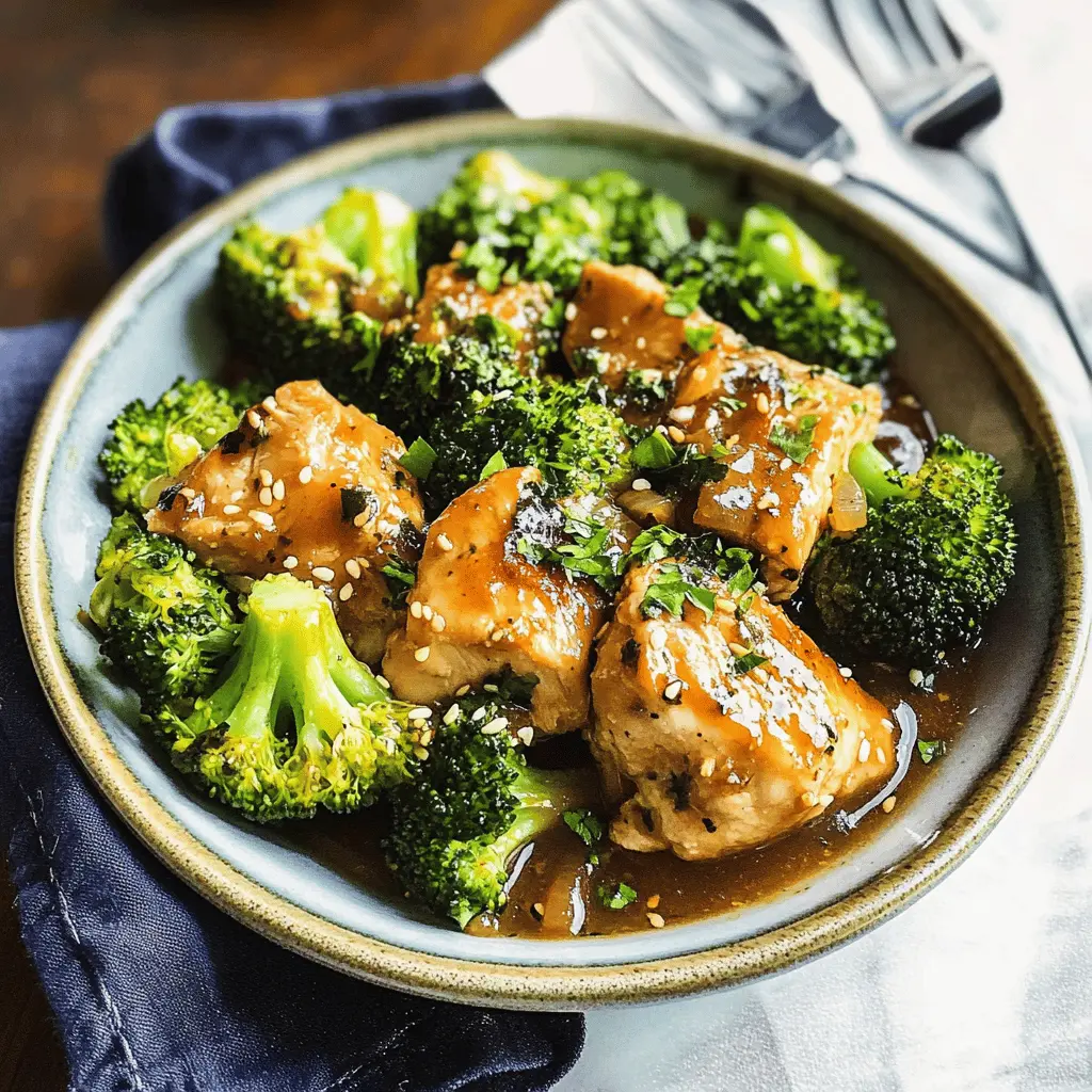 Looking for an easy weeknight dinner? This Slow Cooker Chicken and Broccoli recipe is perfect! Tender chicken and vibrant broccoli come together in a flavorful sauce that's both healthy and satisfying. Simply toss everything in your slow cooker and let it do the work for you! Save this recipe for busy nights or meal prep, and enjoy a delicious home-cooked meal.