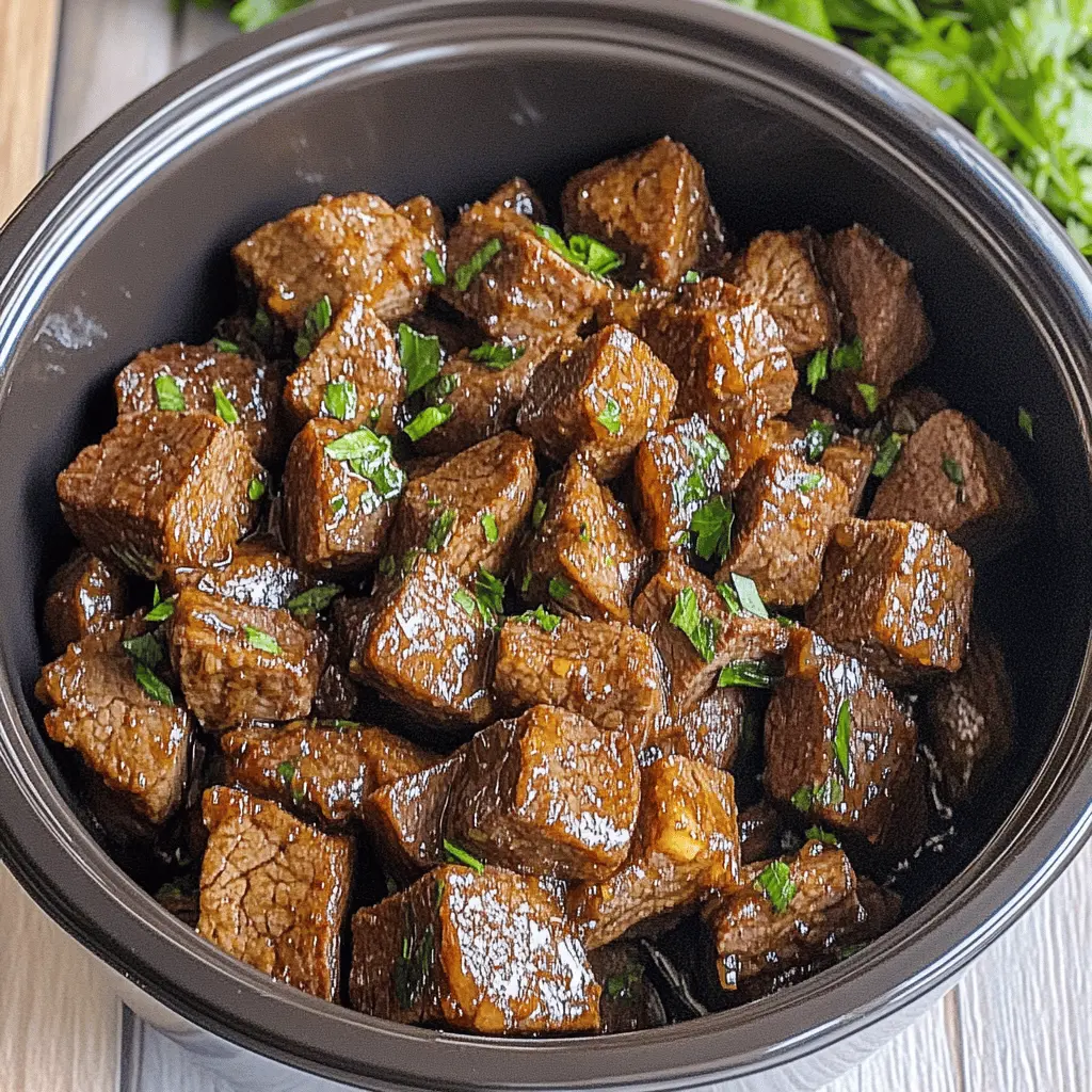 Juicy, tender slow cooker steak bites that are packed with flavor! Perfectly seasoned and easy to make, these bites are great for busy nights or game day snacks. With just a few simple ingredients, you can enjoy a savory dish that everyone will love. Save this recipe for a delicious, hassle-free meal that’s sure to impress your family and friends!